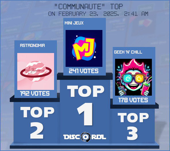 WEEKLY TOP communaute