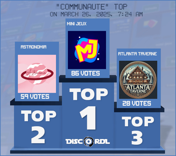 WEEKLY TOP communaute