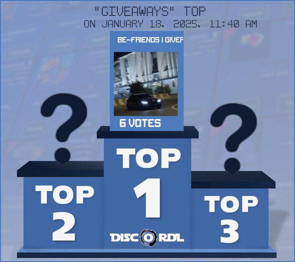 WEEKLY TOP giveaways